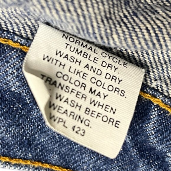 VTG Levis Orange Tab 505 Jeans Mens Labeled 38x30 MEASURING SMALL Straight USA - Picture 7 of 8